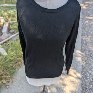 Mossimo basic black sweater size M